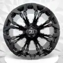 RIN 20X10 5-139.7 R1 SPORT LP103 GLOSS BLACK ET-24 CB108.2