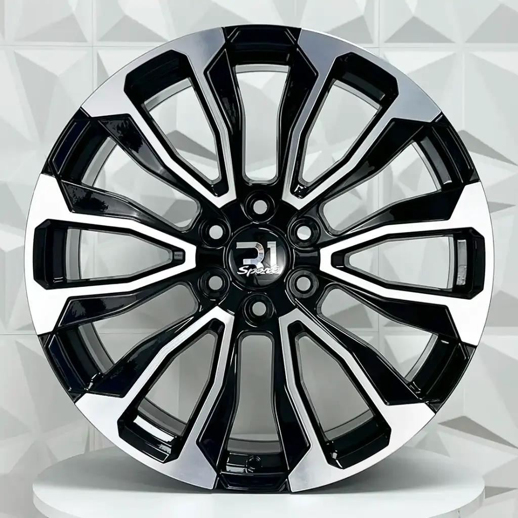 RIN 24X10 6-139.7 R1 SPORT G22 MACHINE BLACK ET31 CB78.1