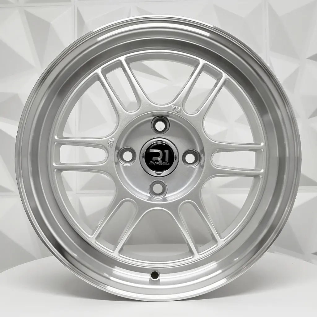 RIN 17X7.5 4-100 R1 SPORT DX603 SILVER MACHINE LIP ET35 CB73.1